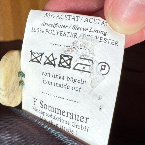 K&K Kaiserjager Linen co Austrian Bavaria Fitted Wool Jacket / Blazer. - Picture 4 of 13